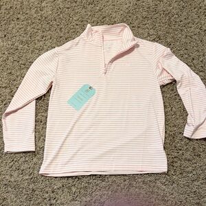 Class Club Pink and White Striped Top